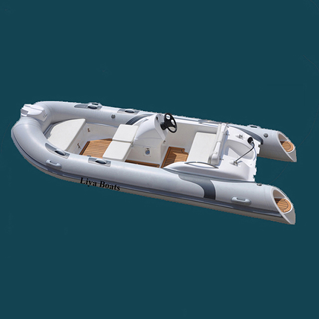 Liya 14 Feet Dinghy Hypalon Boat 4.3 Meter Rigid Inflatable Dinghy For Sale